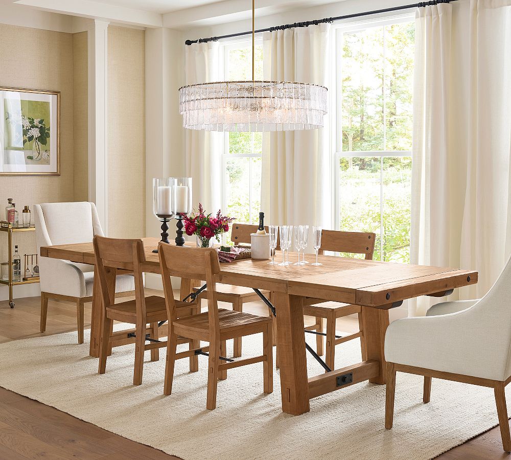 Avalon Cast Glass Round Chandelier 42"