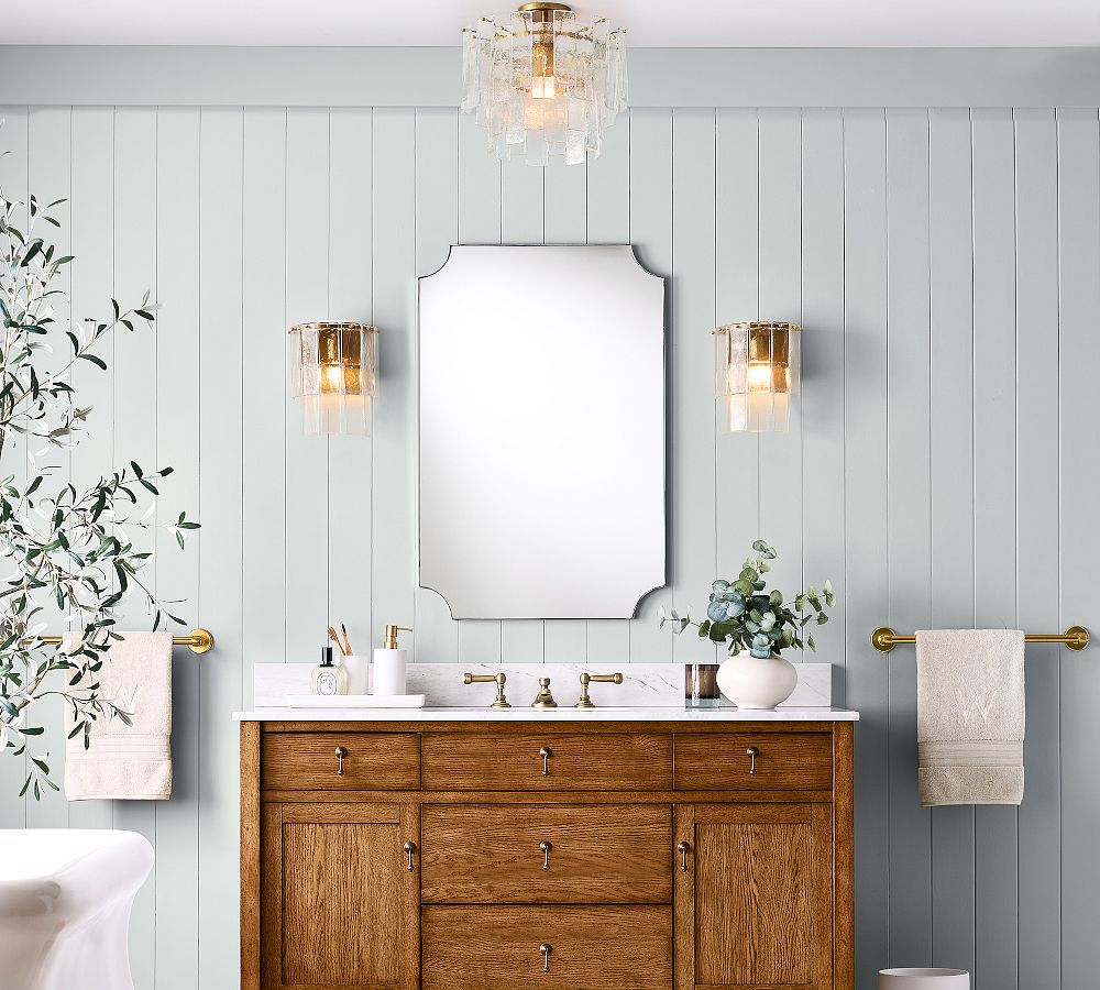 Avalon Cast Glass Sconce 11"