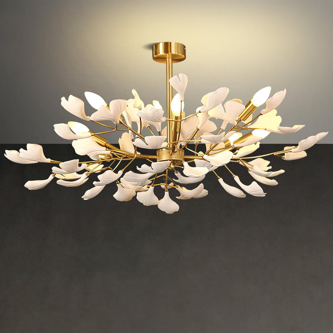 Ginkgo Chandelier Style J