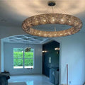 Halo Crystal Aperture Round Chandelier D41