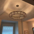 Halo Crystal Aperture Round Chandelier D59