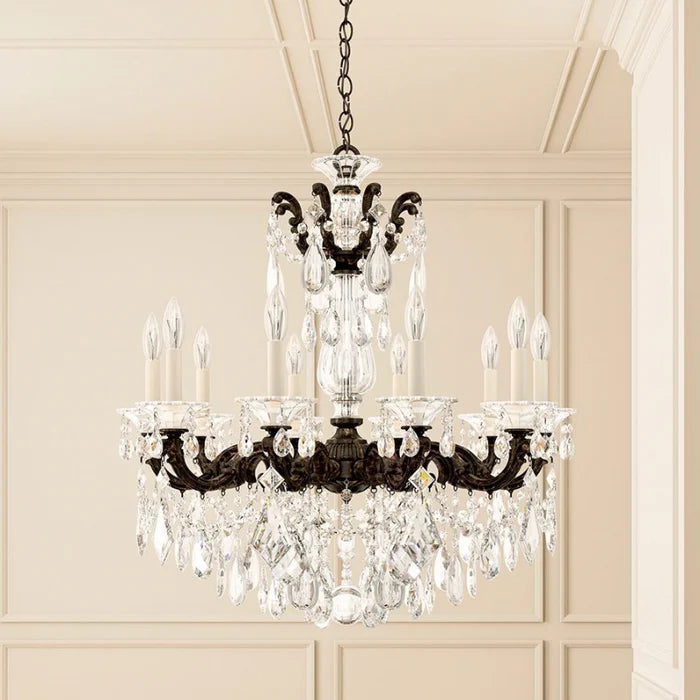 Traditional Crystal  5074 La Scala 10-lt 28" Chandelier