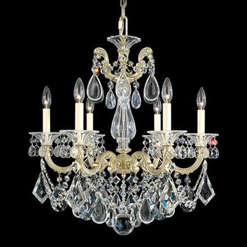 Traditional Crystal  5072 La Scala 6-lt 23" Chandelier