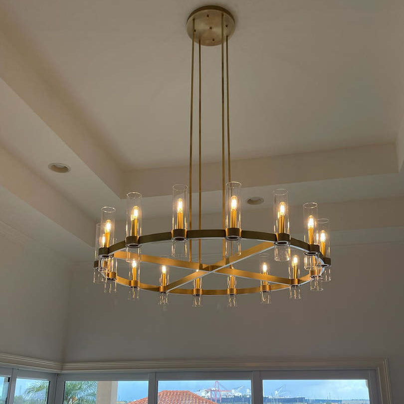 Ravelle Round Chandelier 60"