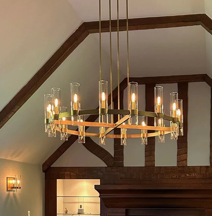 Ravelle Round Chandelier 60"