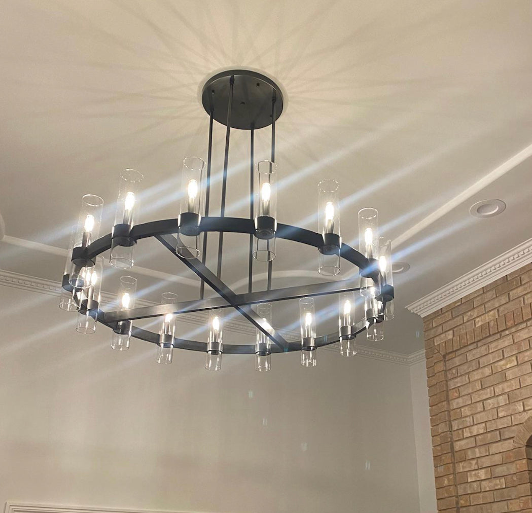 Ravelle Round Chandelier 60"