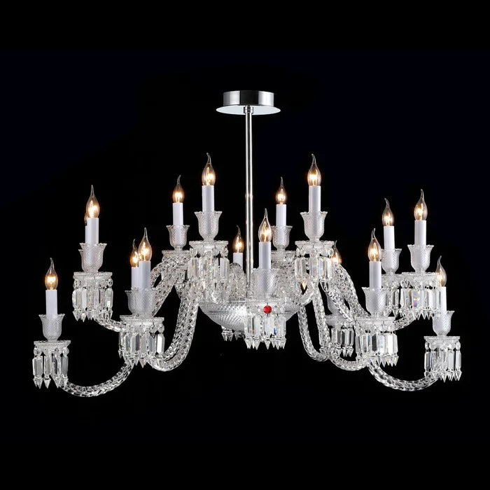 Bacara Luxury Ellipse Crystal Chandelier