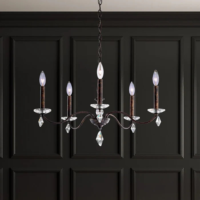 Traditional Crystal  MD1005 Modique 5-lt 27" Chandelier