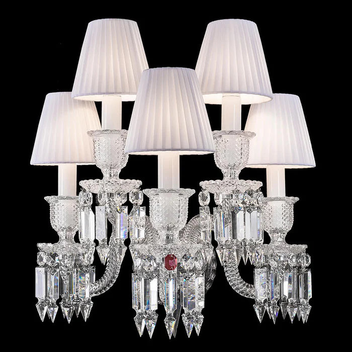 Luxury Bacara Zenith Crystal Wall Sconces