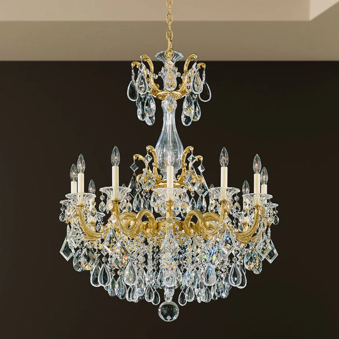 Traditional Crystal 5011 La Scala 12-lt 33" Chandelier