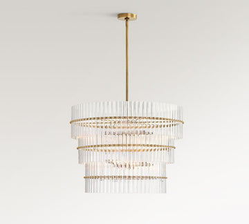 Mallory Crystal Round 3-Tier Chandelier (30")