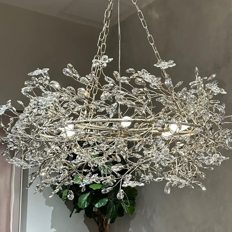 Fiore Crown Chandelier 39" 48" 60"