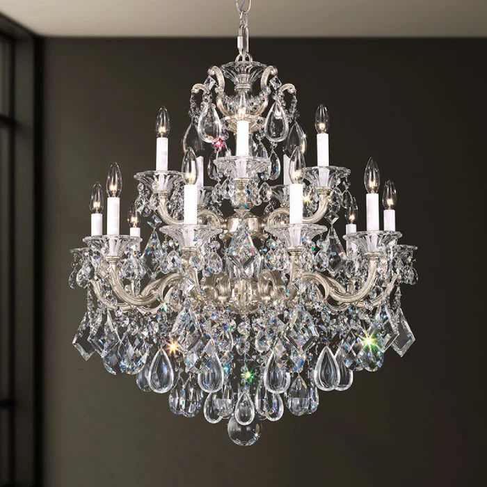 Traditional Crystal  5075 La Scala 15-lt 28" Chandelier