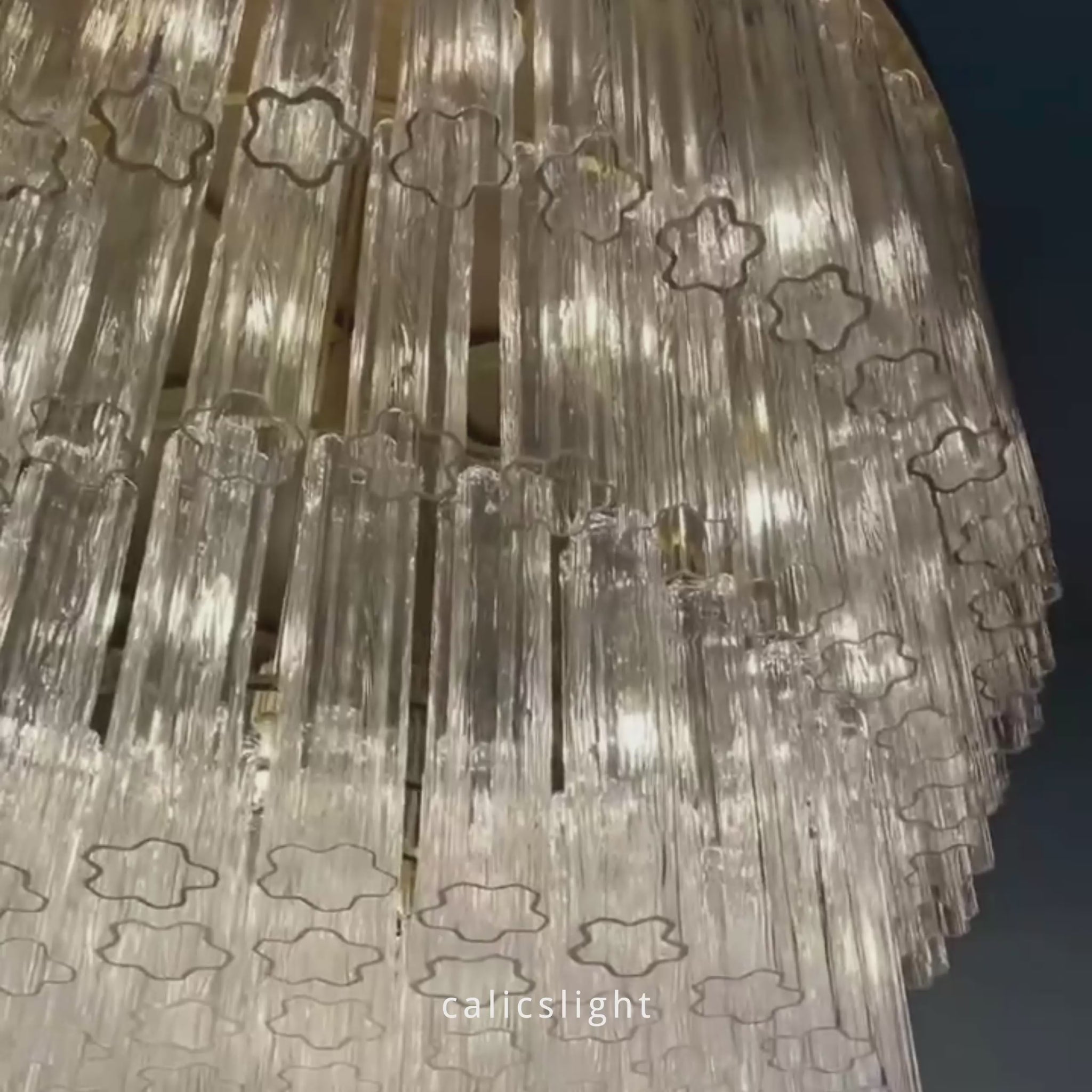 Cielo Three-Tier Round Chandelier 48"