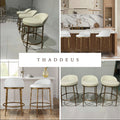 Thaddeus Bar Swivel Counter Stool