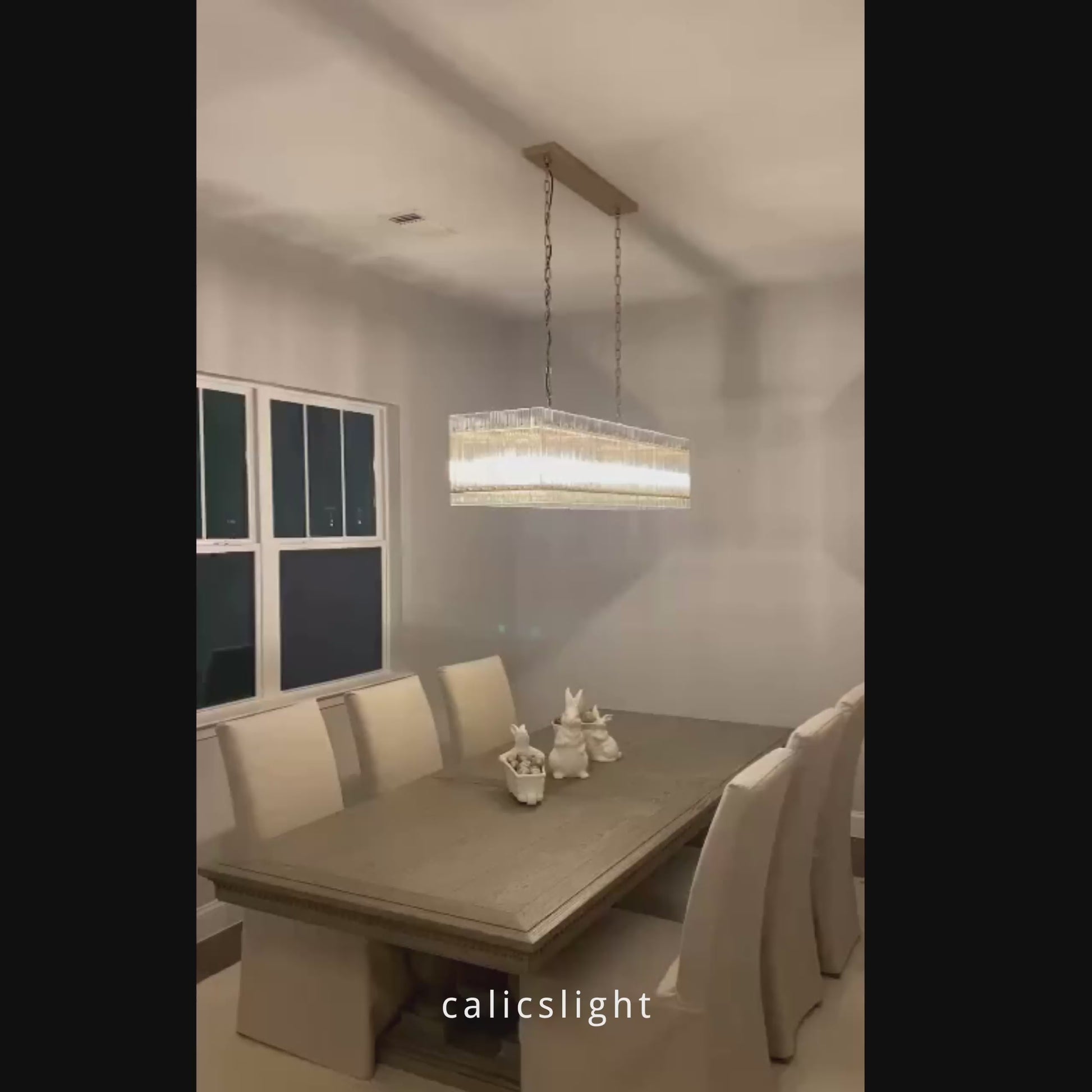 San Marco Rectangular Chandelier 54"
