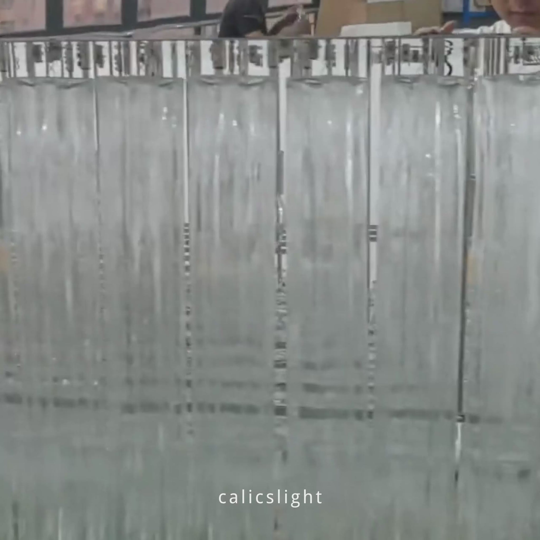 Cielo Rectangular Chandelier  54"/73"