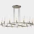 Ravelle Glass Round Chandelier 48