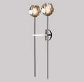 Bille De Clear Crystal Double Ball Wall Sconce 28