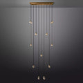 Pearl Rectangular Chandelier 36