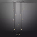 Pearl Rectangular Chandelier 36