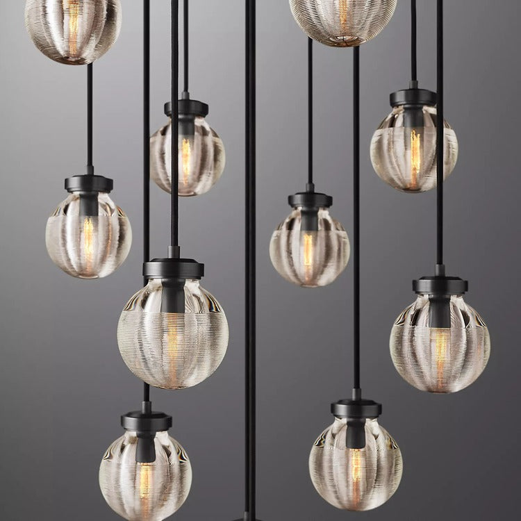 Pearl Round Chandelier 48"
