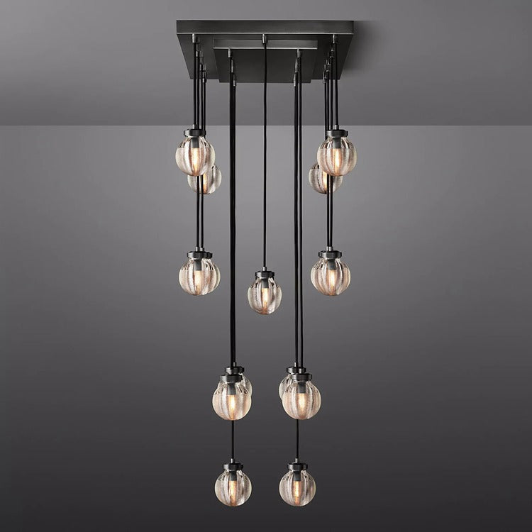 Pearl Rectangular Chandelier 36"