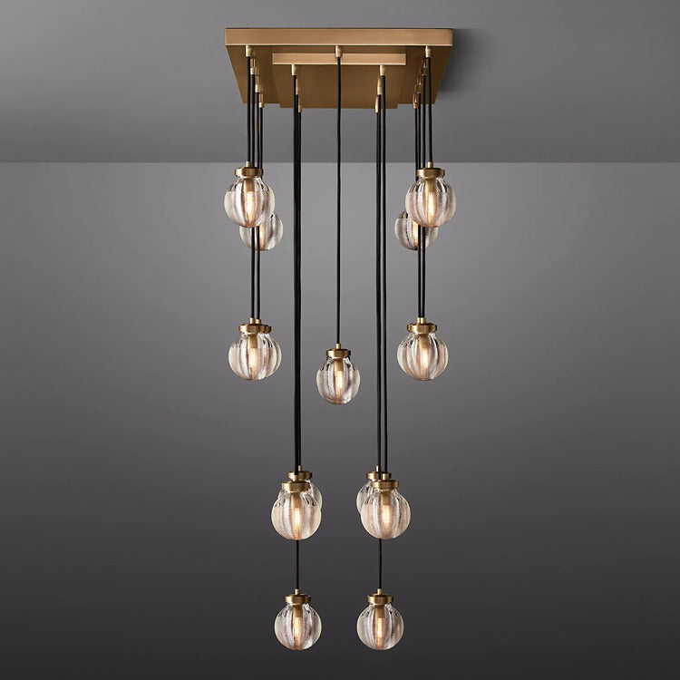 Pearl Rectangular Chandelier 36"