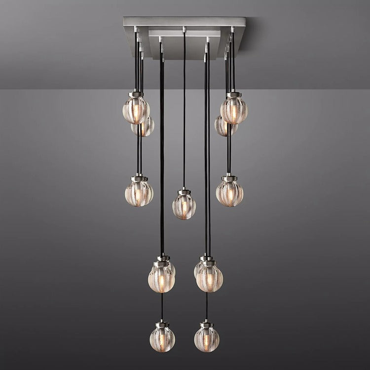 Pearl Rectangular Chandelier 36"