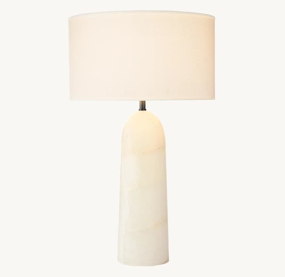 Sarezza Stone Tapered Table Lamp