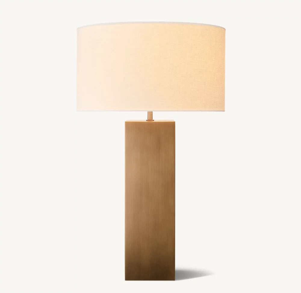 Sarezza Metal Square Table Lamp