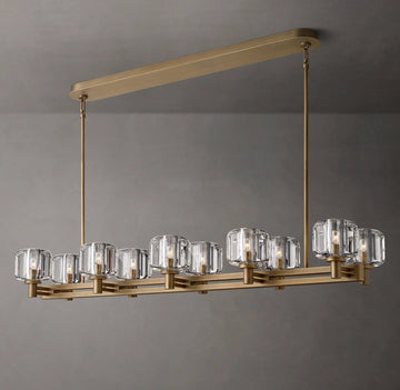 Durane Double Linear Chandelier 54"