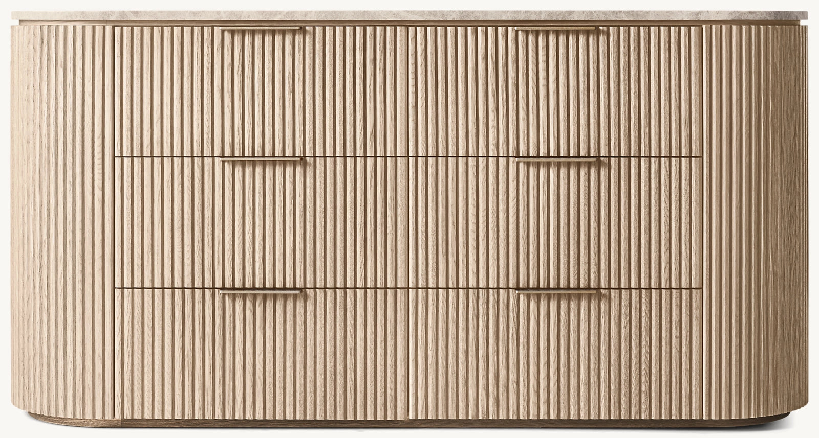 Byron Emperador 6-Drawer Dresser