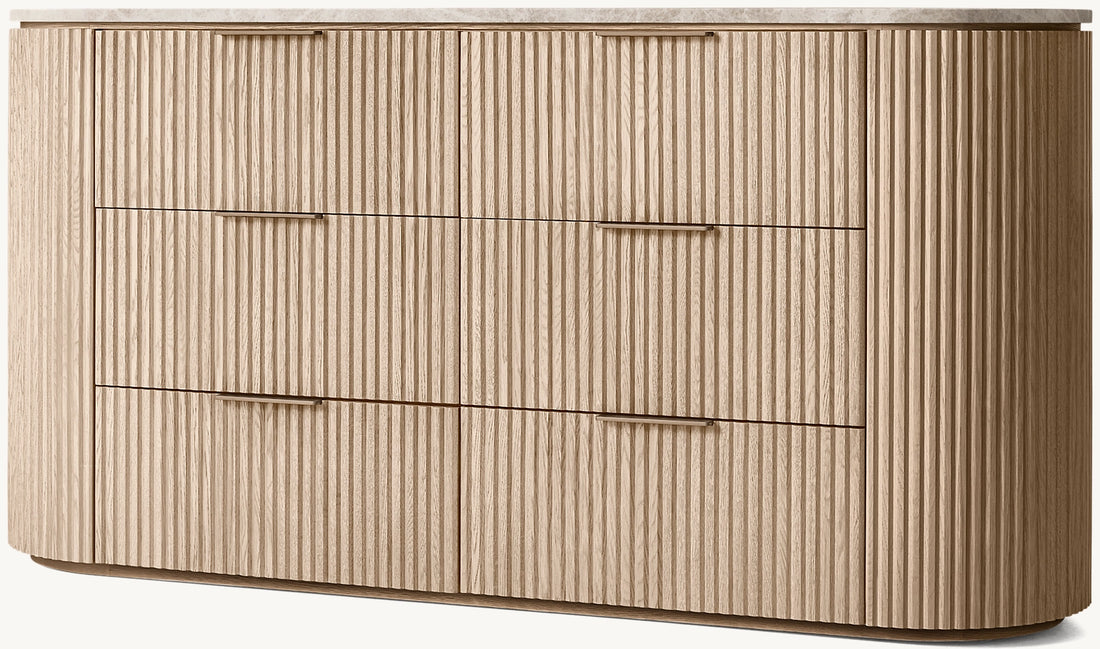 Byron Emperador 6-Drawer Dresser