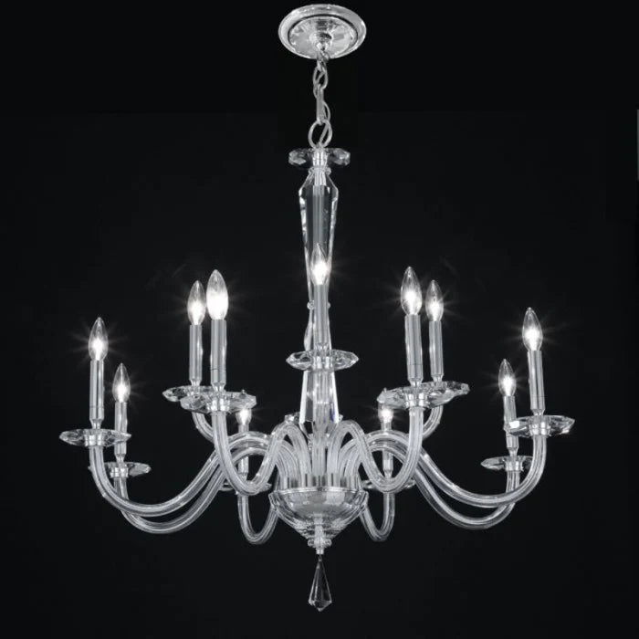 Traditional Crystal S9235 Habsburg 12-lt 35" Chandelier