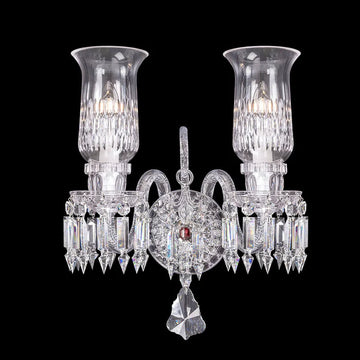 Elegance Crystal Cup Bacara Wall Sconce