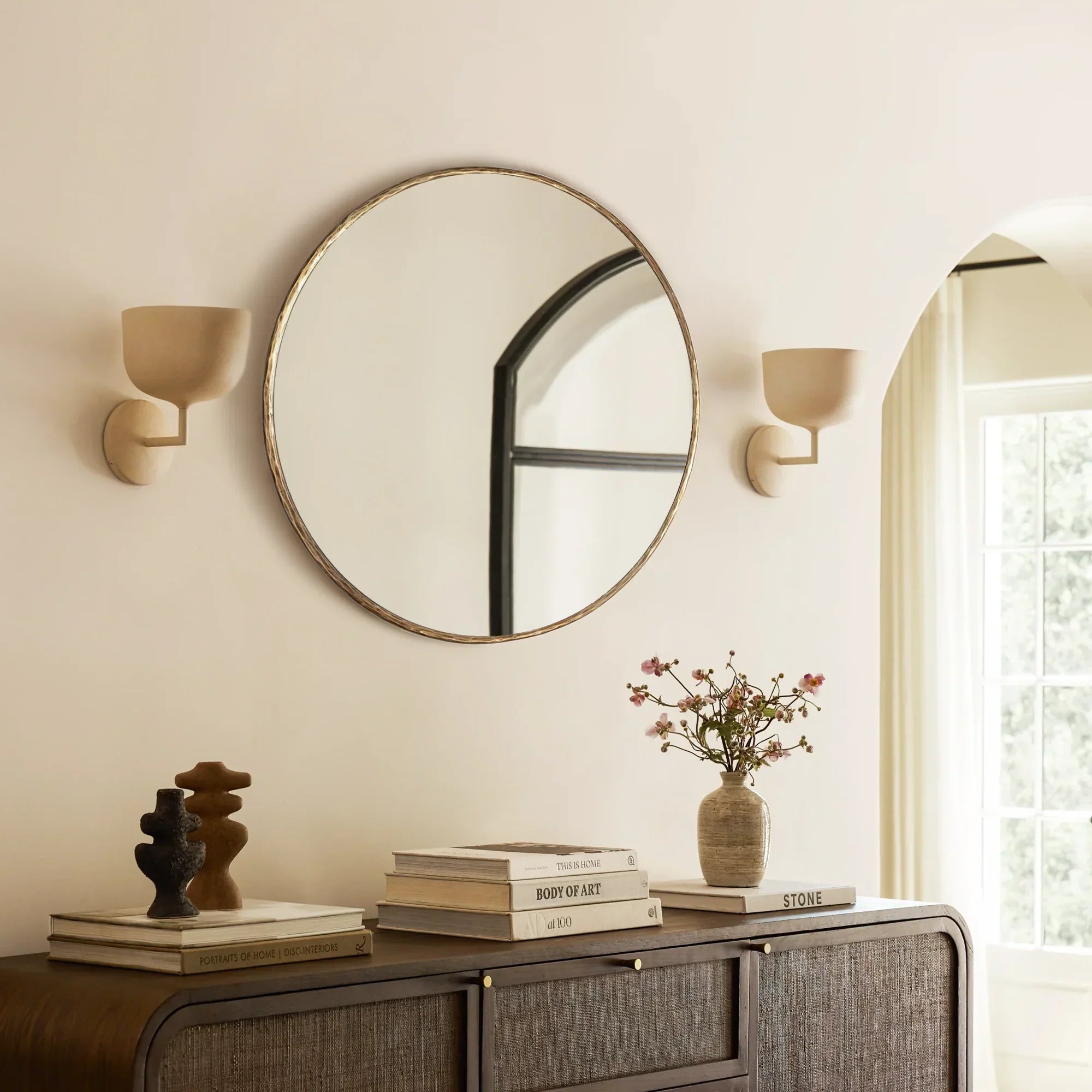 Thaddeus Round Mirror