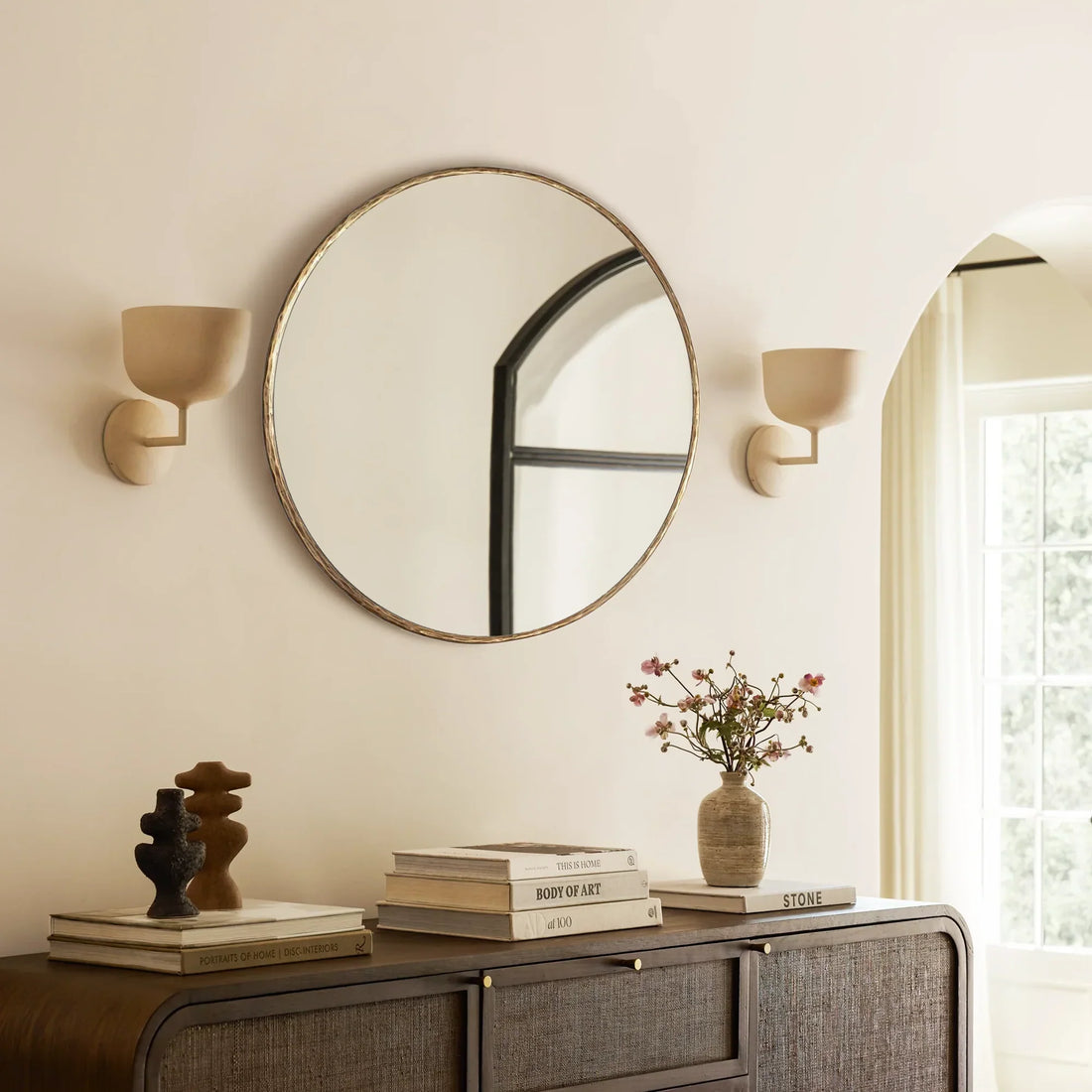 Thaddeus Round Mirror